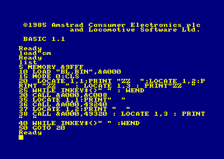 RoutineDeplacementBASIC
